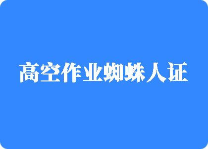 男人叼女人免费视频网站高空作业蜘蛛人证